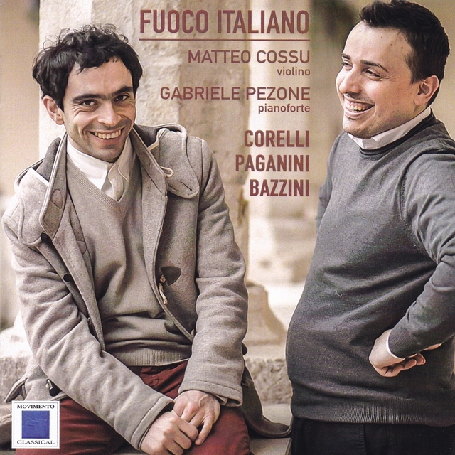 Couverture de FUOCO ITALIANO " Corelli- Paganini-Bazzini "