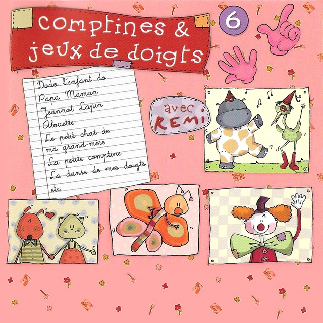 Couverture de Comptines et jeux de doigts, vol. 6