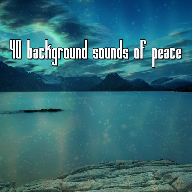 Couverture de 40 Background Sounds Of Peace