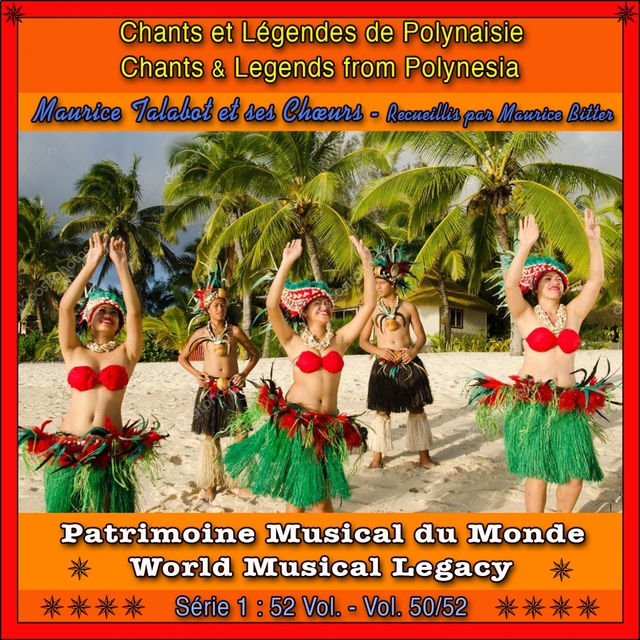 Couverture de Patrimoine Musical Du Monde / Vol. 50/52: Chants Et Légendes De Polynésie