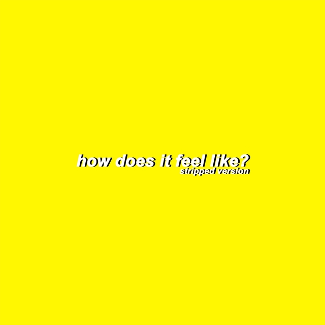 Couverture de How Does It Feel Like?