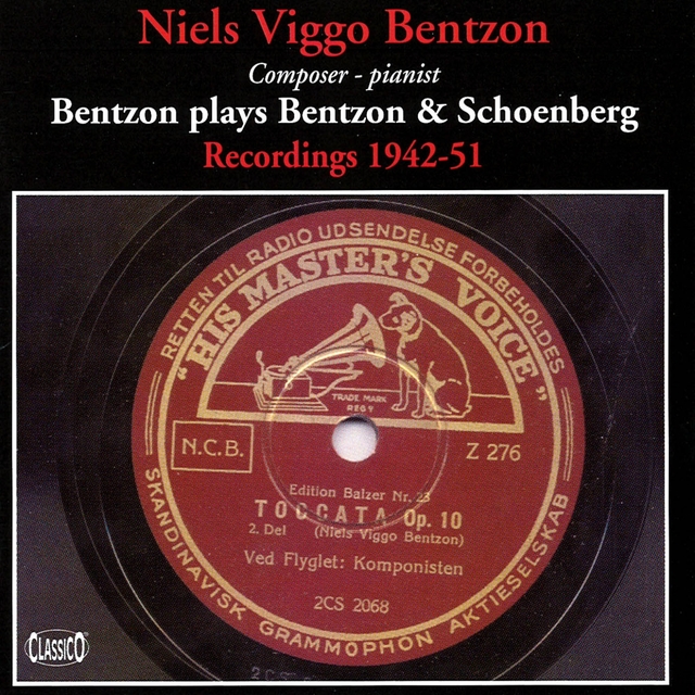 Couverture de Niels Viggo Bentzon plays Bentzon & Schoenberg