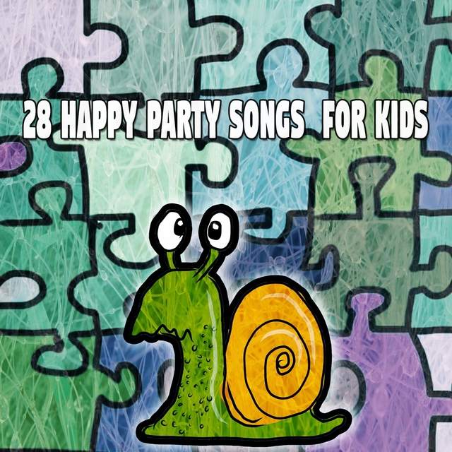 Couverture de 28 Happy Party Songs for Kids