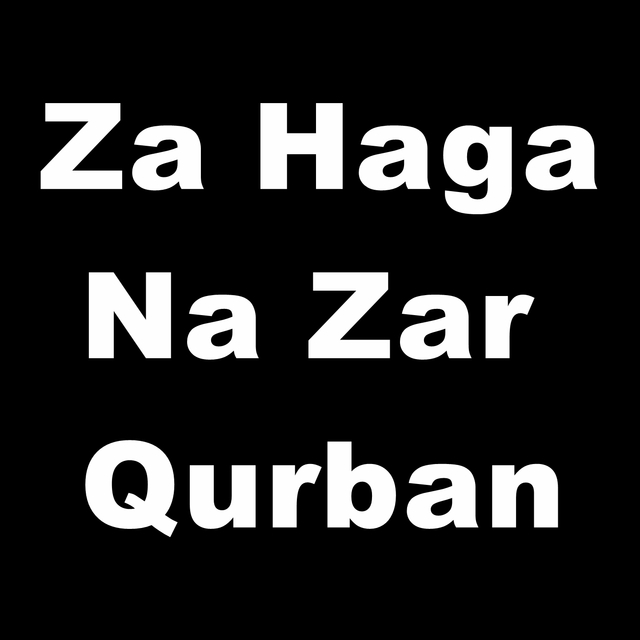 Couverture de Za Hagha Na Zar Qurban