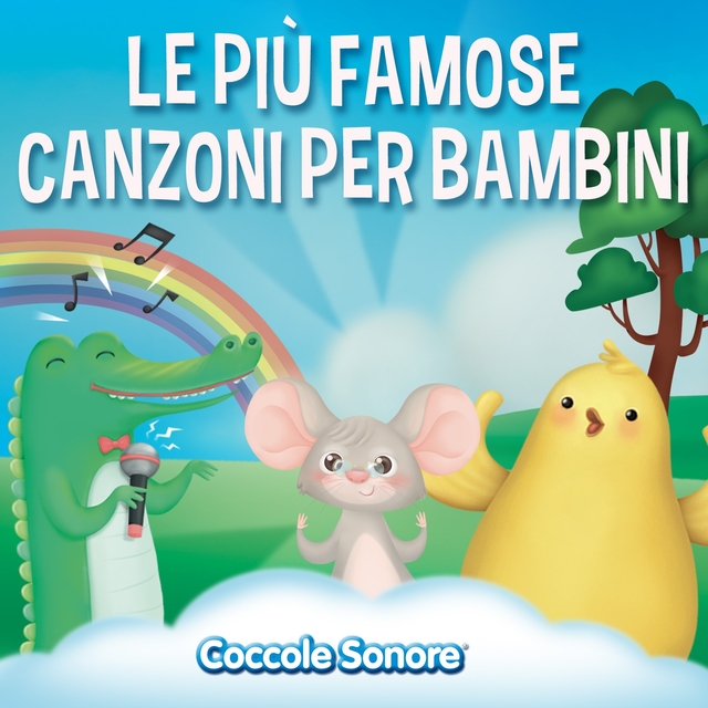 Couverture de Le più famose canzoni per bambini