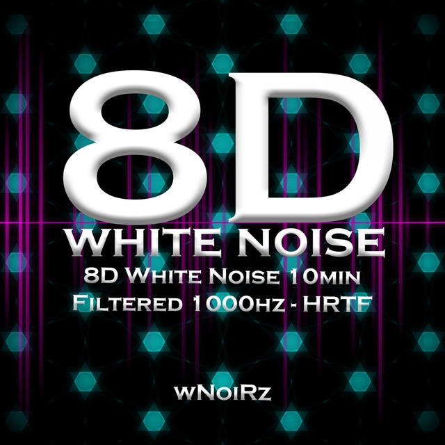 8D White Noise 10min Filtered 1000hz - HRTF