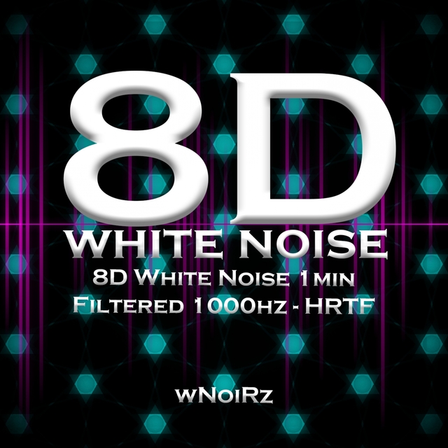 8D White Noise 1min Filtered 1000hz - HRTF