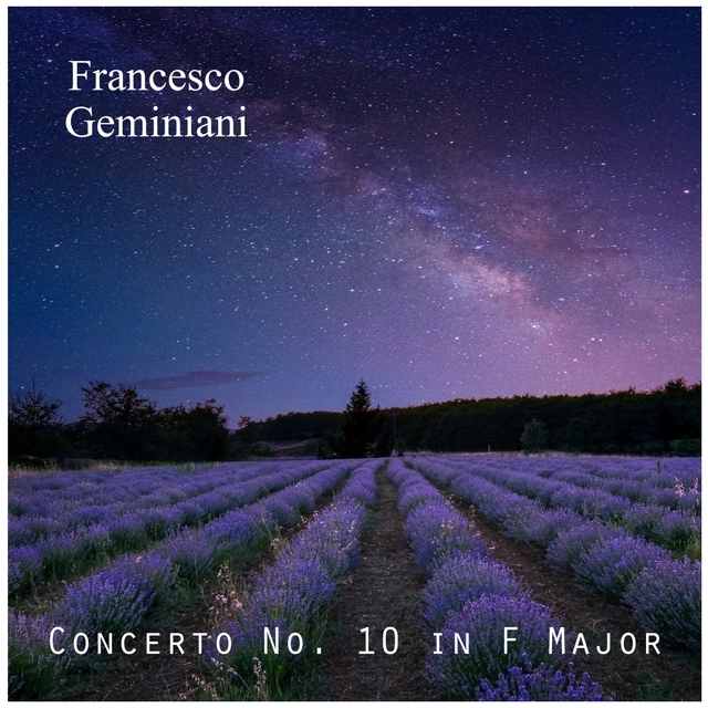 Couverture de Concerto No. 10 in F Major