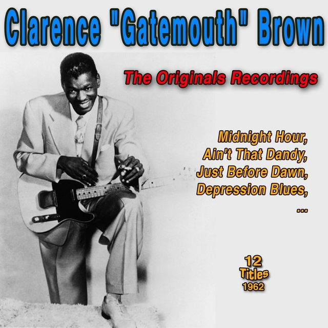 Couverture de Clarence Gatemouth Brown