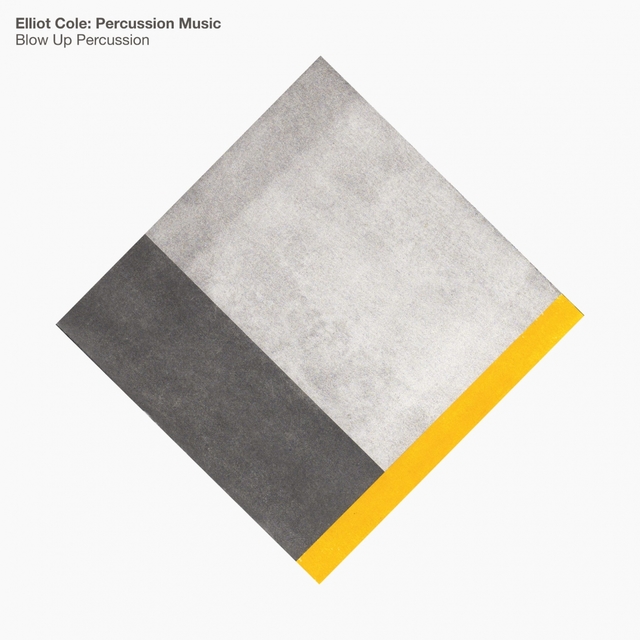 Couverture de Elliot Cole : Percussion Music