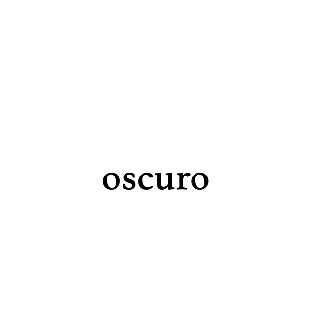 Couverture de Oscuro