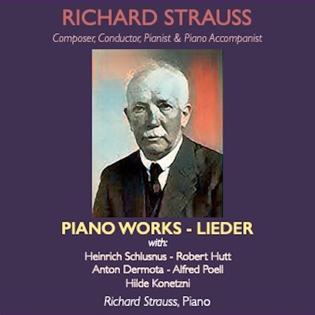 Couverture de Richard Strauss · Composer, Conductor, Pianist & Piano Accompanist