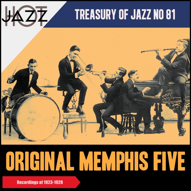 Couverture de Original Memphis Five‎ 1923-1928 (Treasury of Jazz No 81)