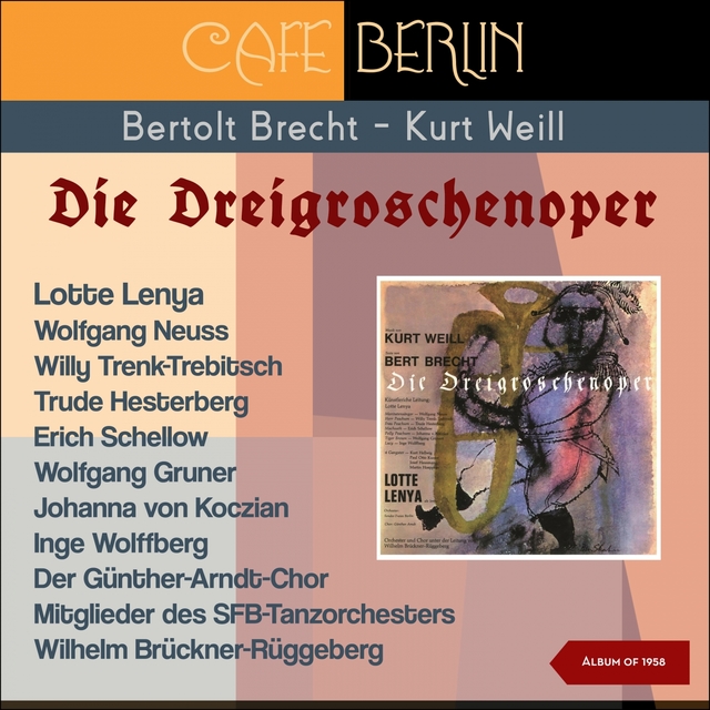 Couverture de Berthold Brecht - Kurt Weill: Die Dreigroschenoper