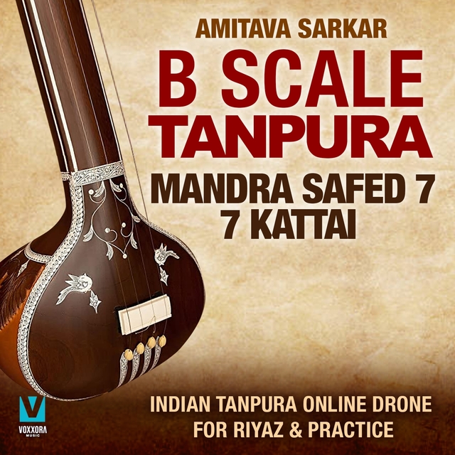 B Scale Tanpura - Mandra Safed 7, 7 Kattai