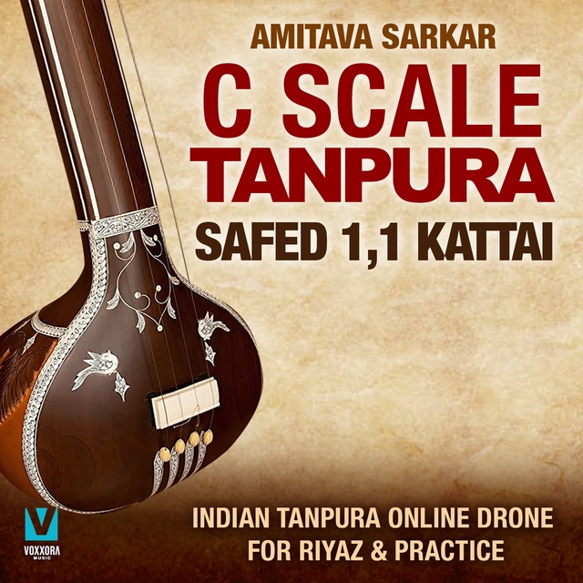 C Scale Tanpura - Safed 1, 1 Kattai