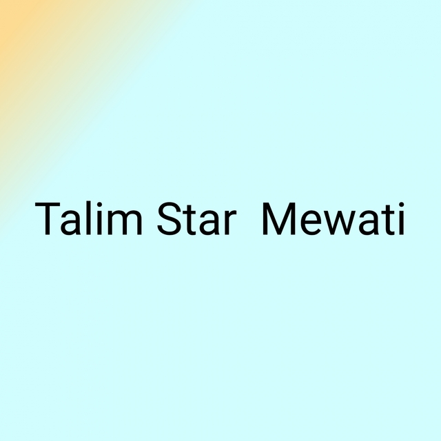 Couverture de Talim Star Mewati