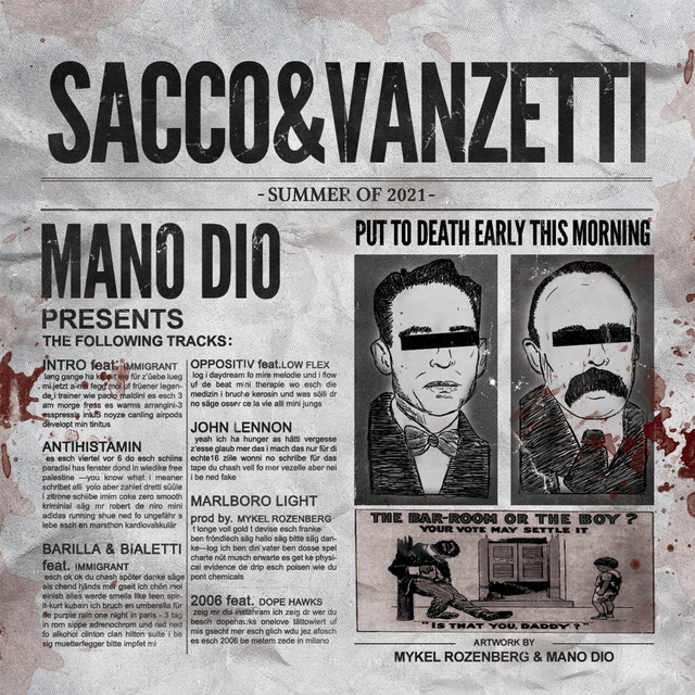 Couverture de Sacco & Vanzetti