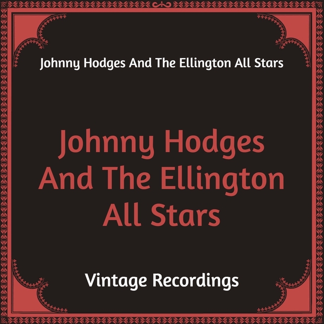 Couverture de Johnny Hodges And The Ellington All Stars