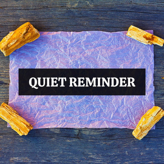 Couverture de Quiet Reminder