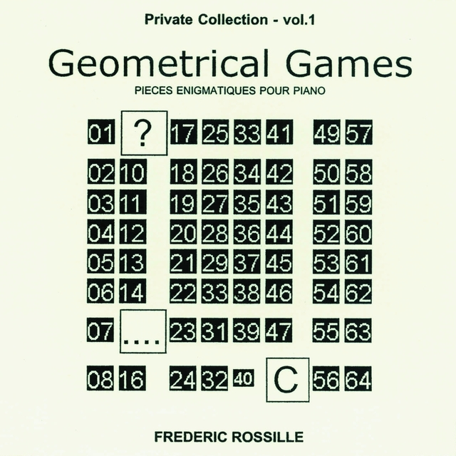 Couverture de Geometrical Games