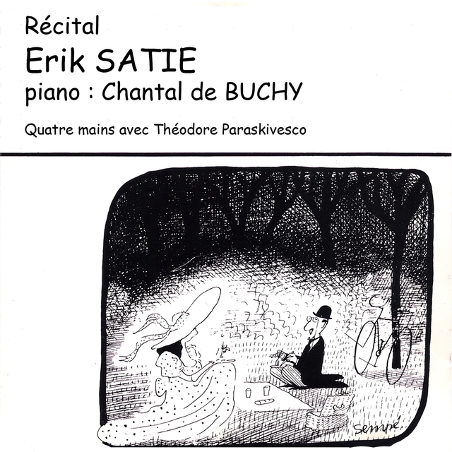 Couverture de Récital Erik Satie