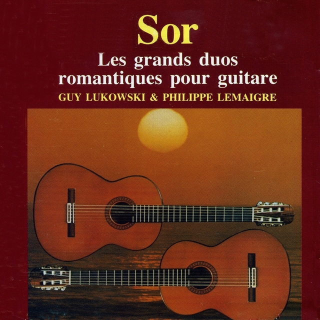 Couverture de Les grands duos romantiques pour guitare - Fernando Sor