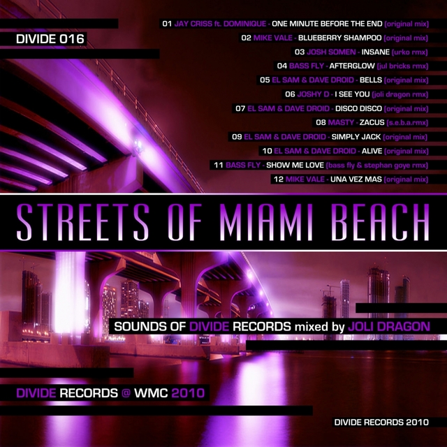 Couverture de Street's of Miami Beach Compilation