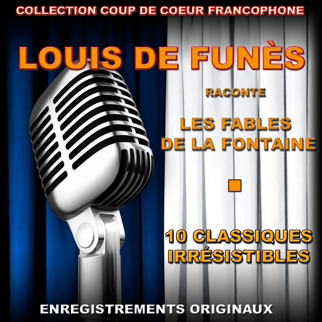 Couverture de Louis de Funès raconte les fables de la Fontaine