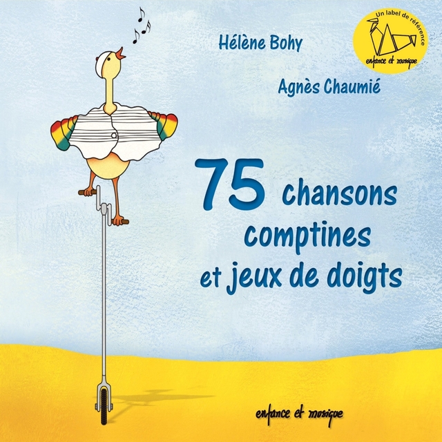 Couverture de 75 chansons, comptines et jeux de doigts