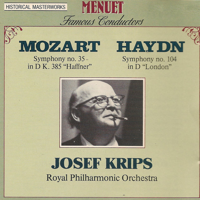 Couverture de Famous Conductors: Josef Krips