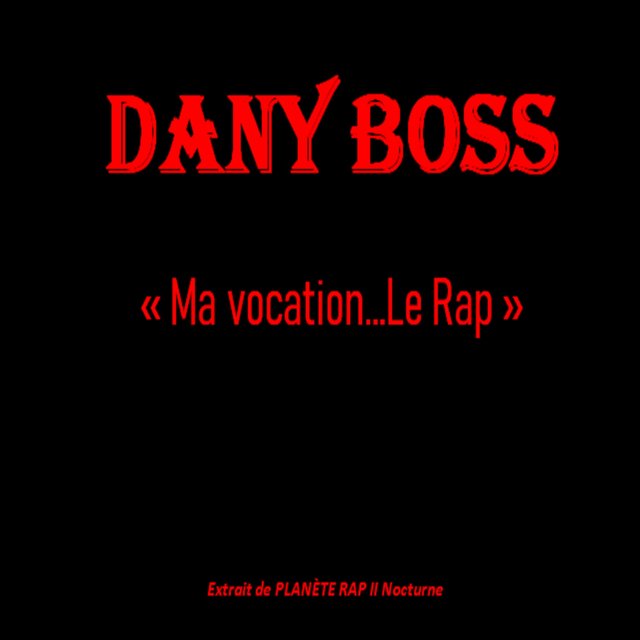 Ma vocation... Le rap