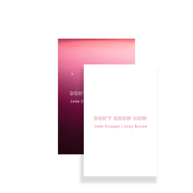 Couverture de Don't Know How