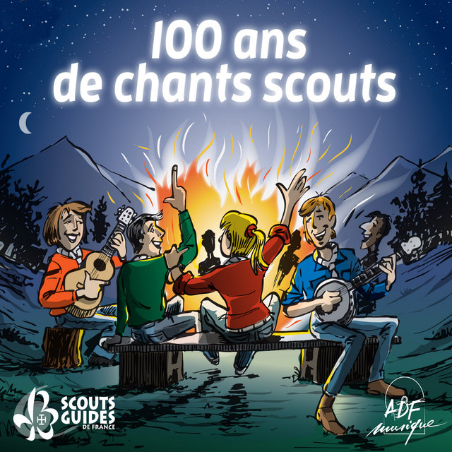 Couverture de 100 ans de chants scouts