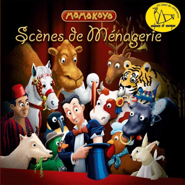 Couverture de Scènes de ménagerie