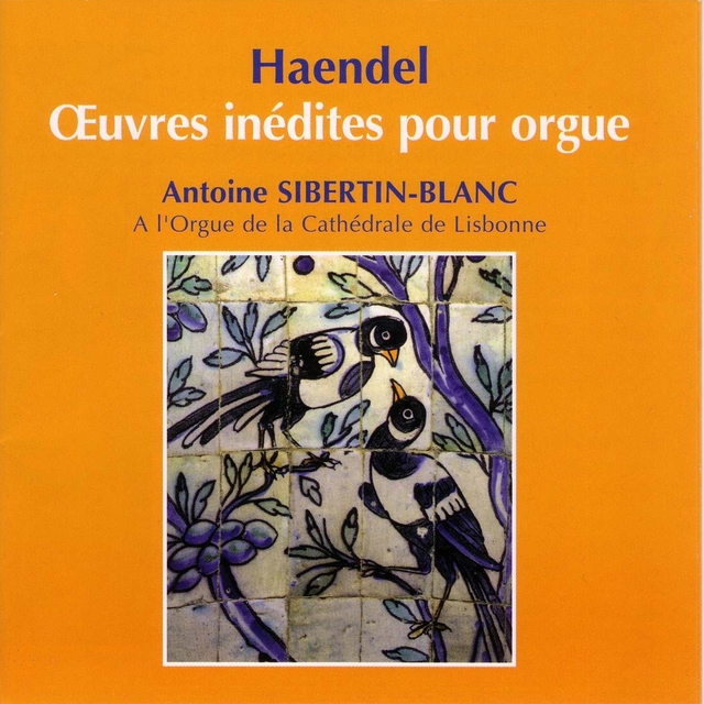 Couverture de Haendel œuvres inédites pour orgue