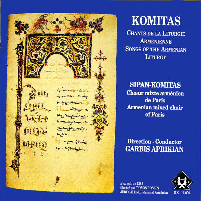 Couverture de Komitas: Chants de la liturgie arménienne