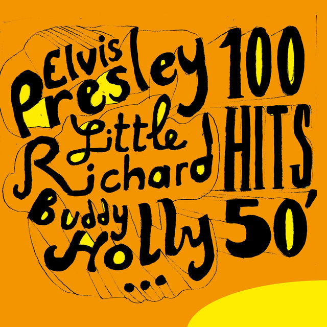 Couverture de Elvis Presley, Little Richard, Buddy Holly… 100 Hits 50'