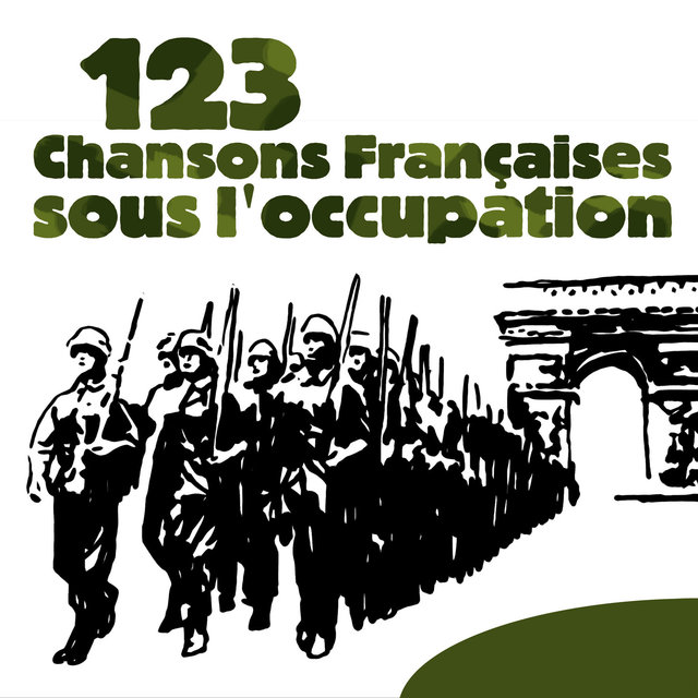 Couverture de 123 Chansons françaises sous l'Occupation