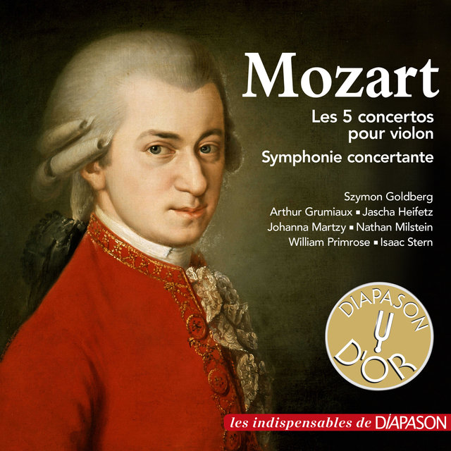 Couverture de Mozart: Les 5 concertos pour violon & Symphonie concertante (Les indispensables de Diapason)