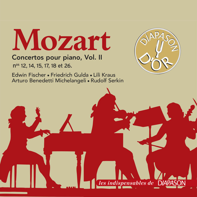 Couverture de Mozart: Concertos pour piano Nos. 12, 14, 15, 17, 18 & 26 (Les indispensables de Diapason)