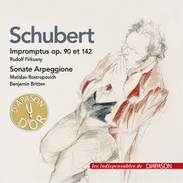 Couverture de Schubert: Sonate pour arpeggione & Impromptus Op. 90 & 142 (Les indispensables de Diapason)