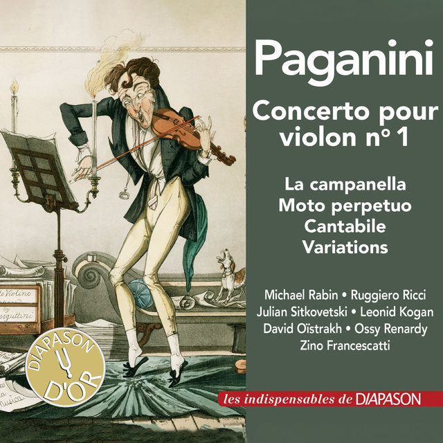 Paganini: Concerto pour violon No. 1, La campanella, Moto perpetuo, Cantabile & Variations