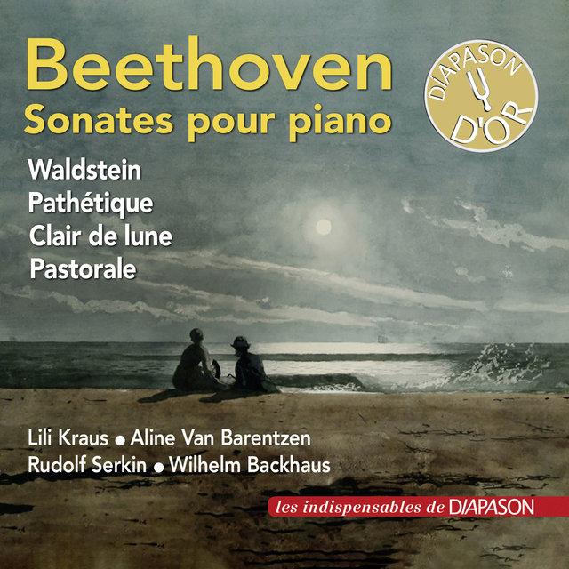 Couverture de Beethoven: Sonates pour piano (Waldstein, Pathétique, Clair de lune & Pastorale)