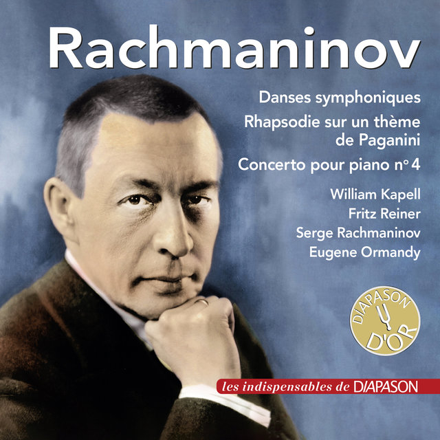 Couverture de Rachmaninov: Danses symphoniques, Concerto pour piano No. 4 & Rhapsodie sur un thème de Paganini (Les indispensables de Diapason)