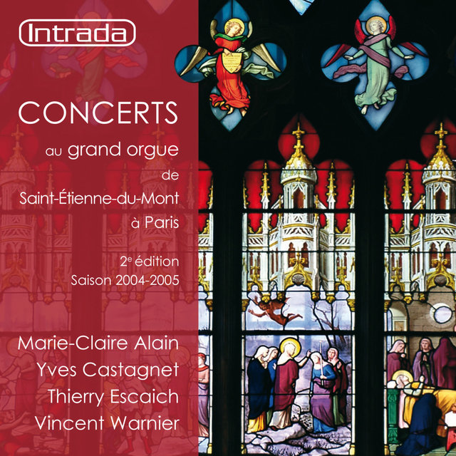 Couverture de Concerts au grand orgue de Saint-Étienne-du-Mont à Paris