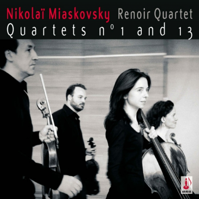 Couverture de N. Miaskovsky: Quartets Nos. 1 & 13