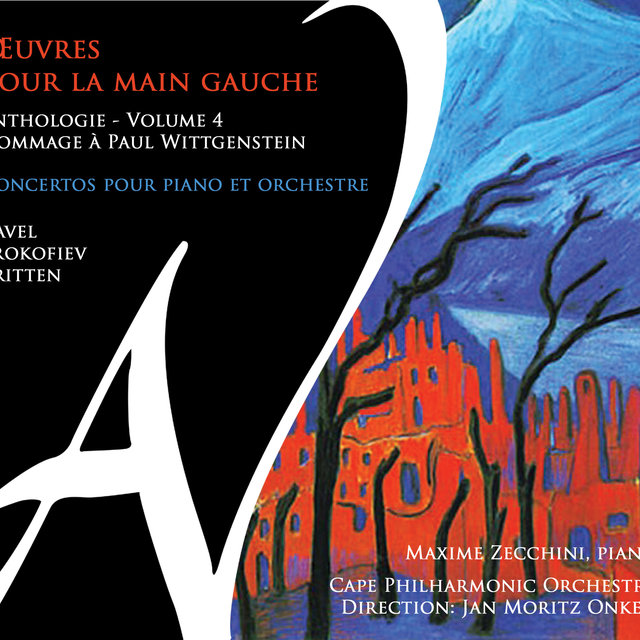 Couverture de Œuvres pour la main gauche - Anthologie, Vol. 4 (Concertos pour piano et orchestre)