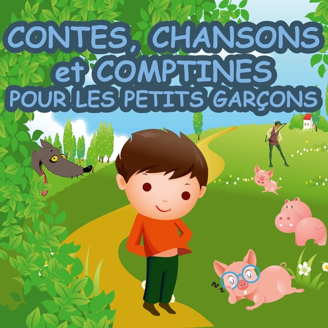 Couverture de Contes, chansons et comptines pour les petits garçons