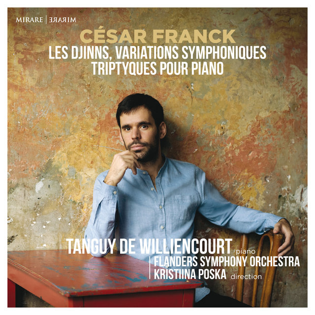 Couverture de César Franck: Djinns, Variations symphoniques, triptyques pour piano